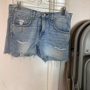 Distressed rag & bone Denim Women Shorts